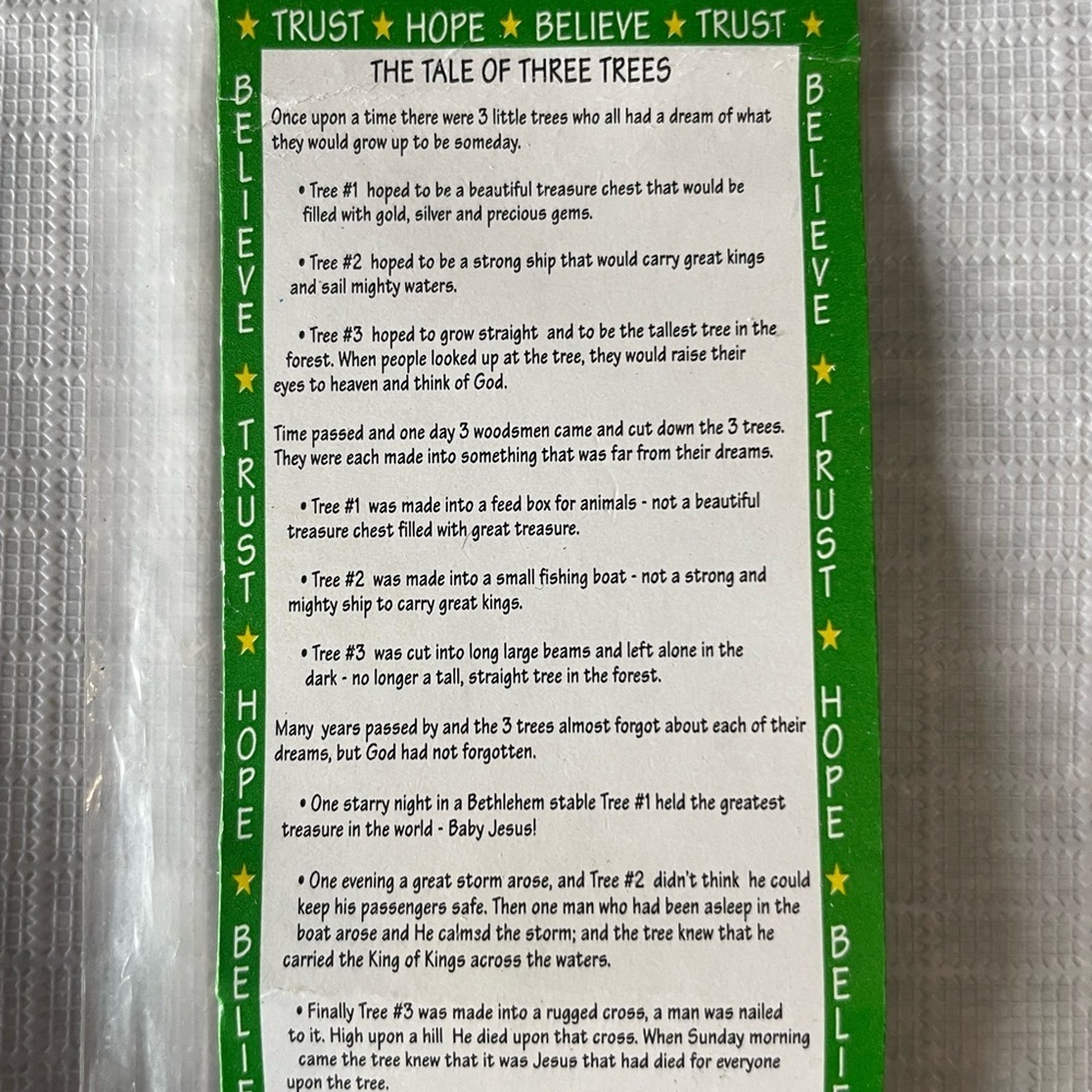 Tale of 3 Trees Enamel Pin - Picture 3 of 4